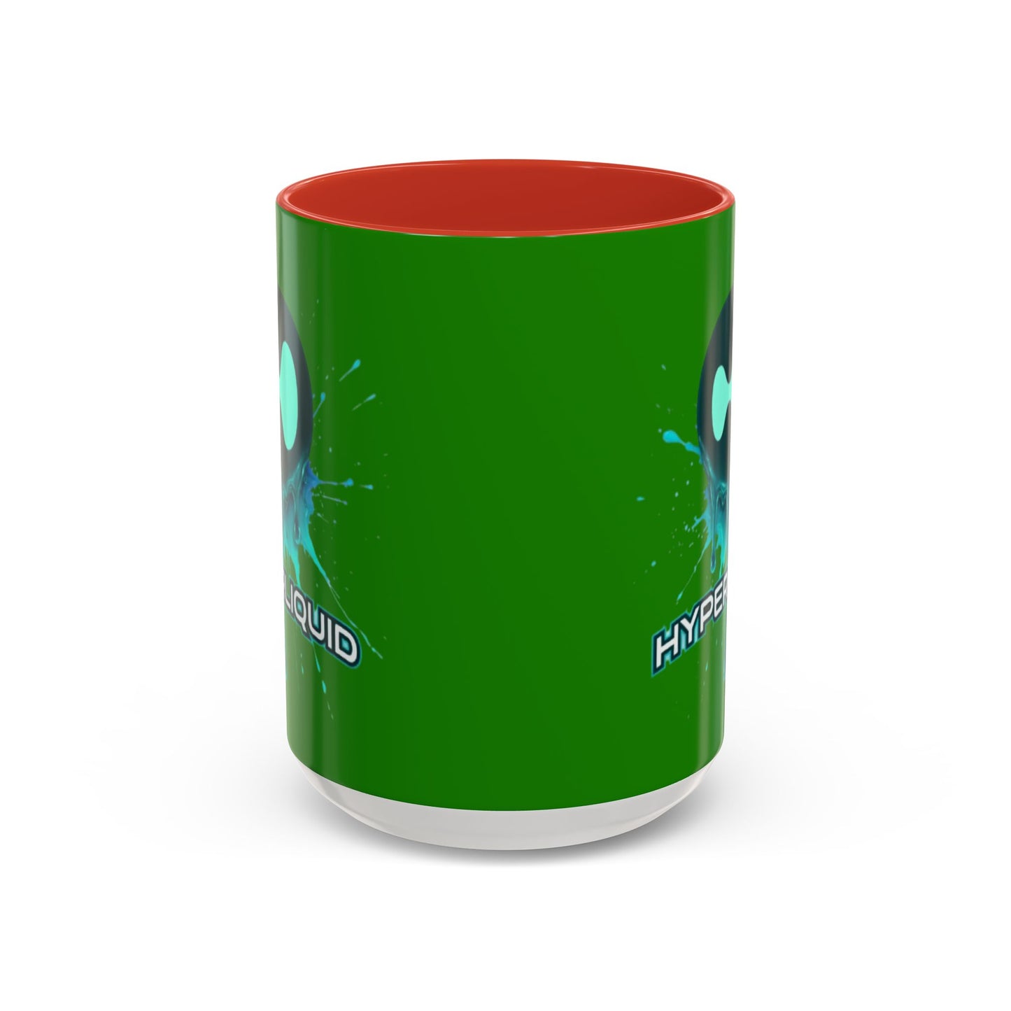 HYPE Drip Green Accent Mug by cypherpunkgear.com