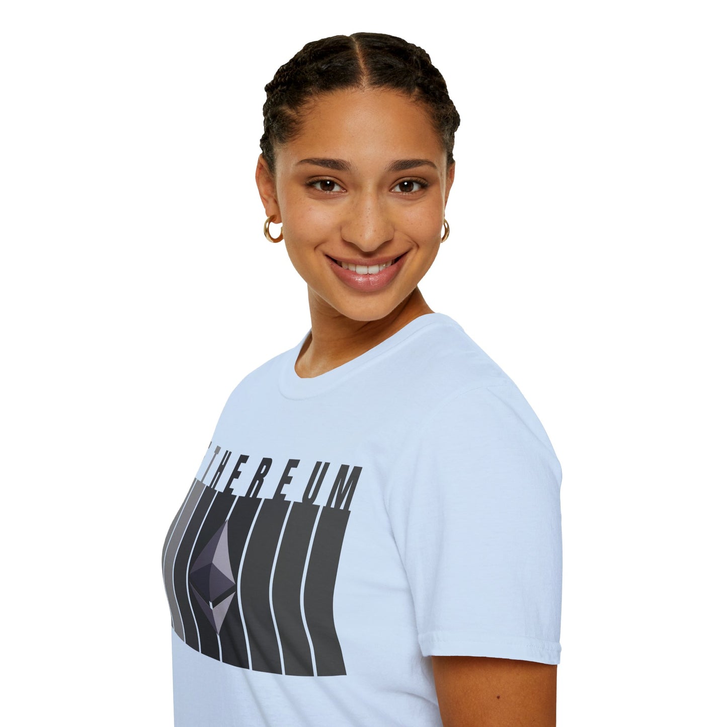 Ethereum (ETH) Light colors Unisex T-Shirt by cypherpunkgear.com