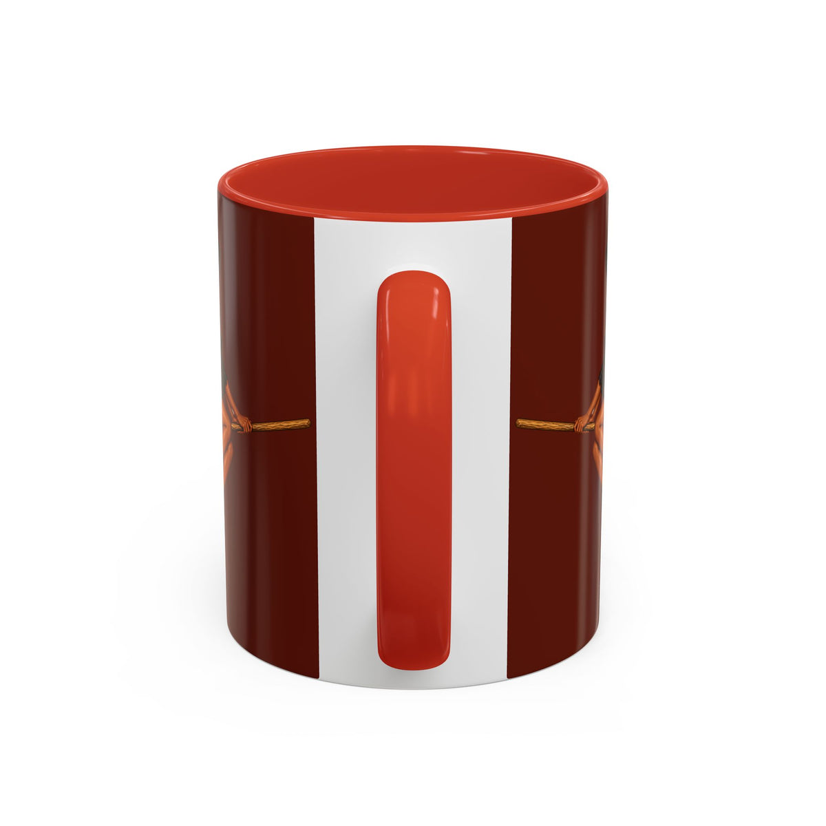 Velvet Vex Brown Accent Mug by CreepyCrafts.boo