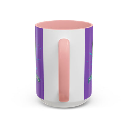 HYPE Drip Light Purple Accent Mug by cypherpunkgear.com