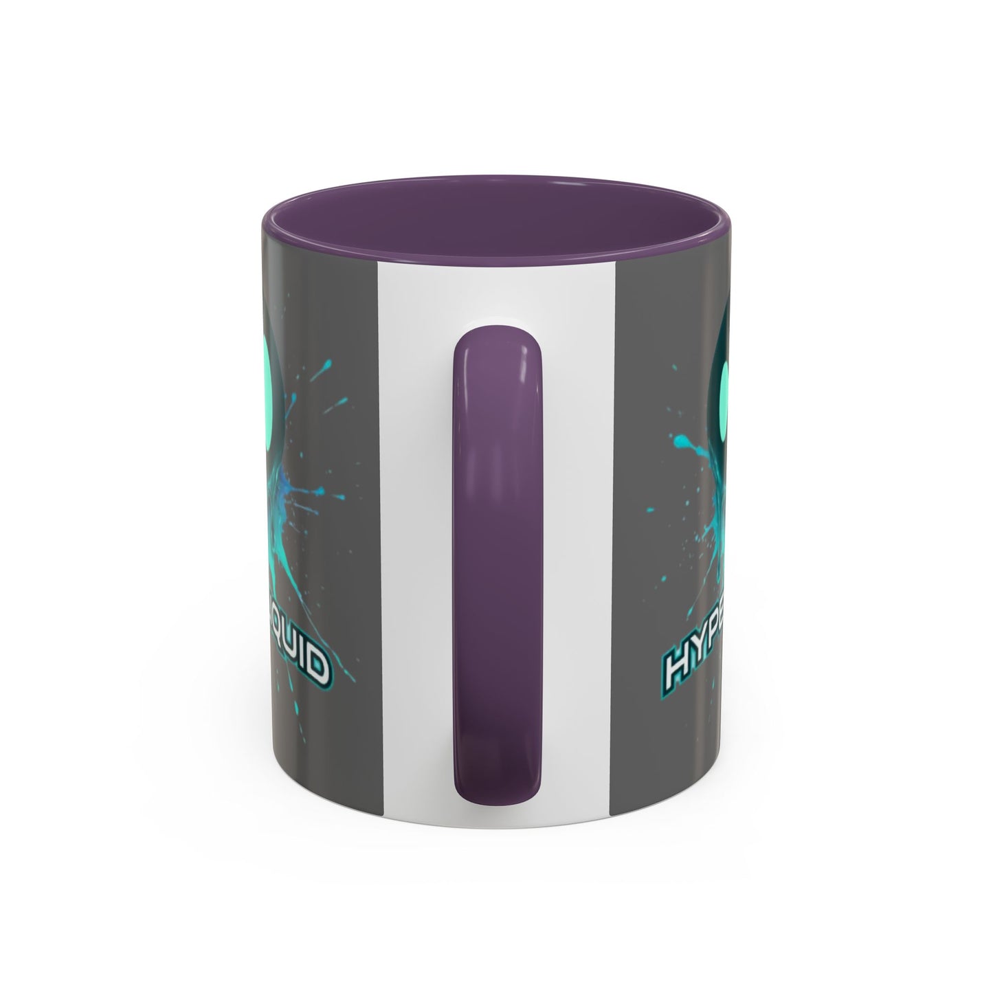 HYPE Drip Grey Accent Mug by cypherpunkgear.com