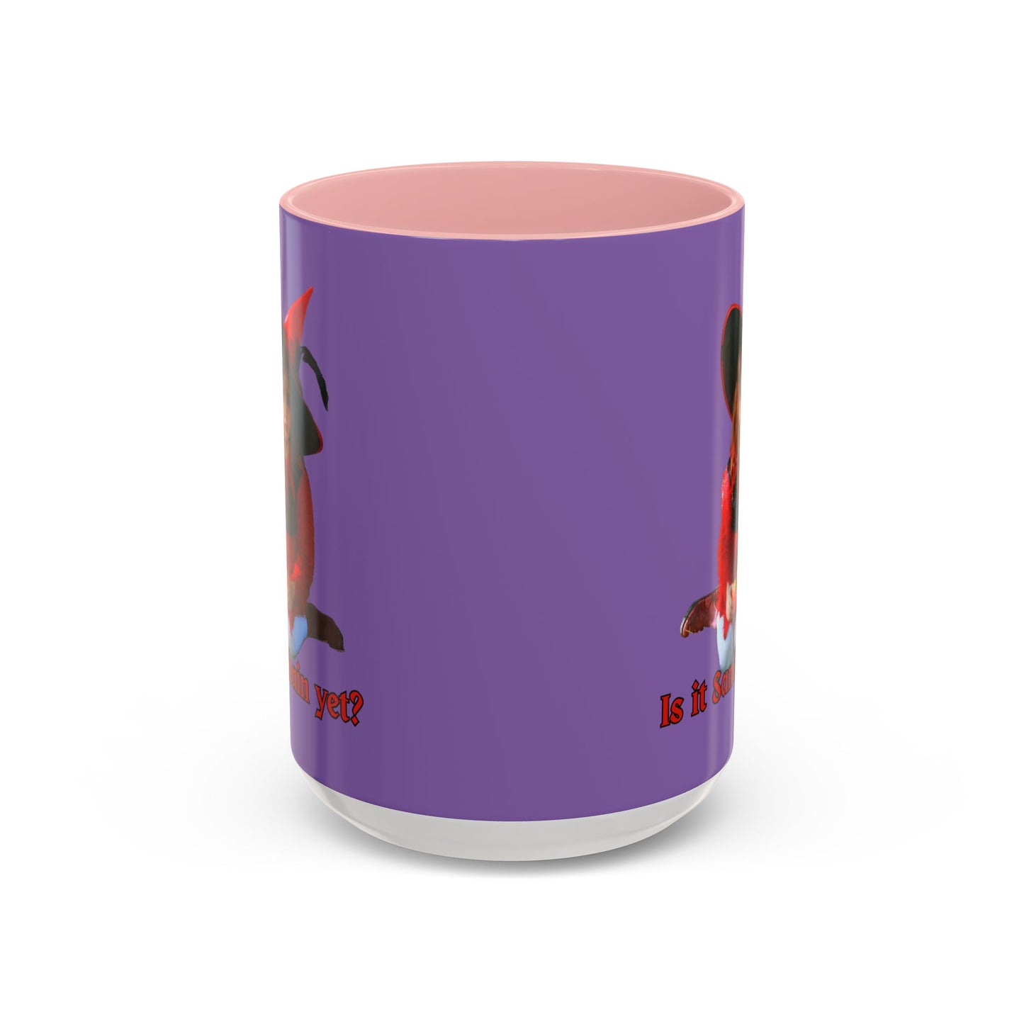 Is it Samhain yet? Light Purple Accent Mug by CreepyCrafts.boo