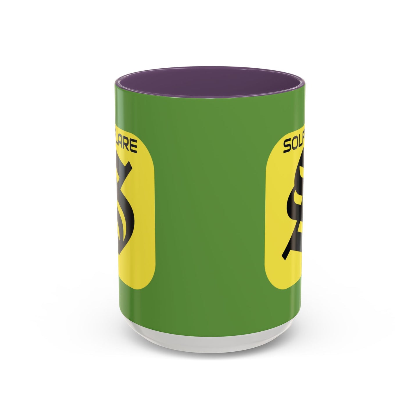 SolflareLogo Green Accent Mug by cypherpunkgear.com