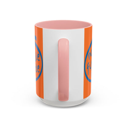 Non-Fungible Inside Orange Accent Mug by cypherpunkgear.com