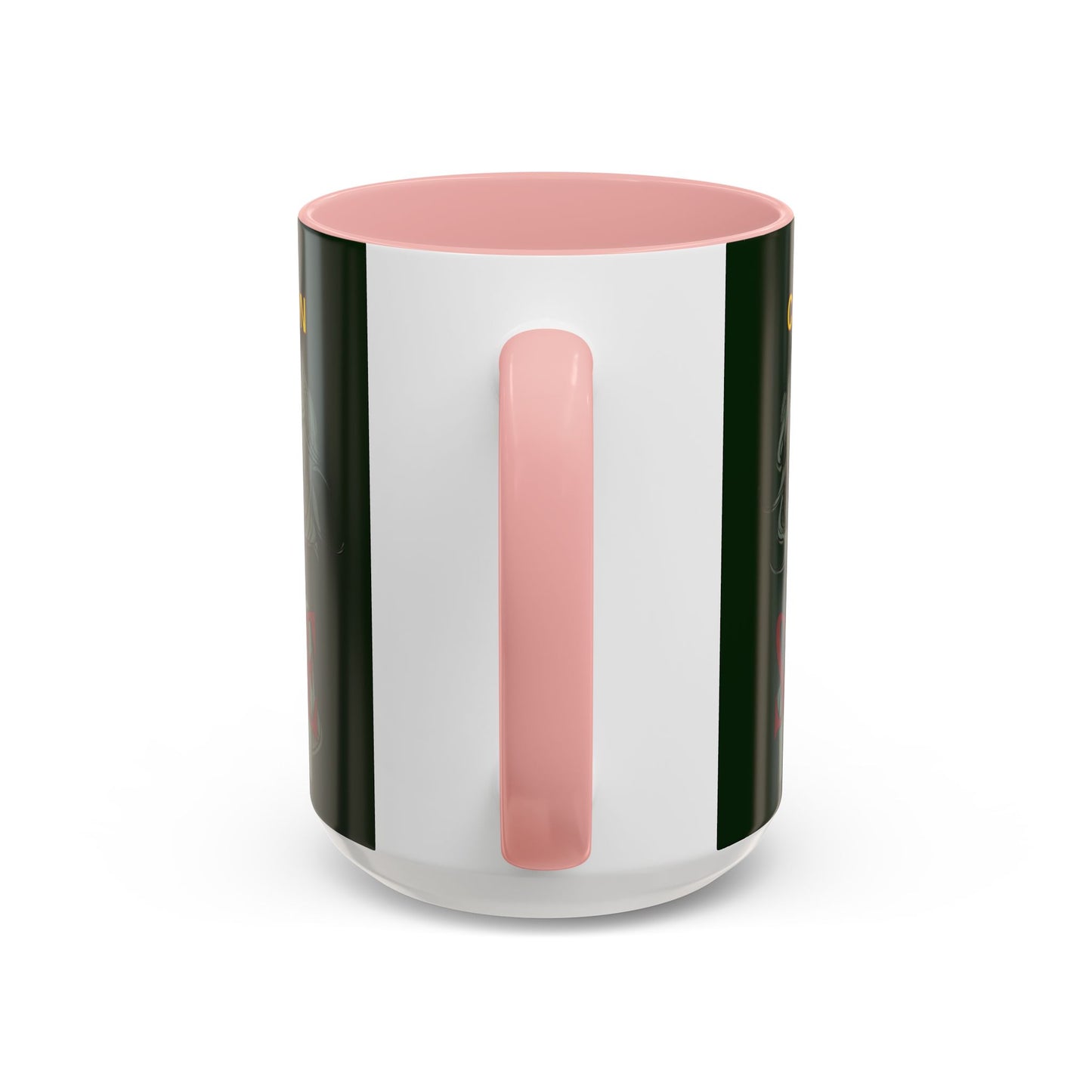 Caution, Savage Dark Green Accent Mug by cypherpunkgear.com