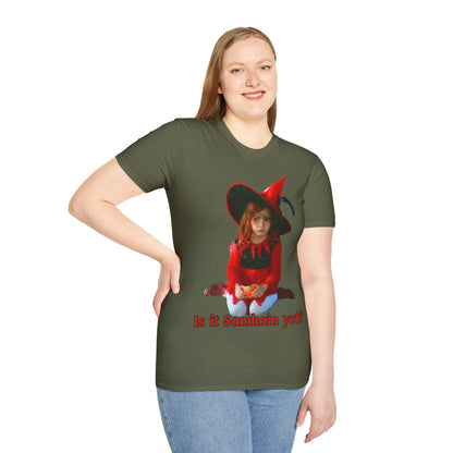 Is it Samhain yet? Dark colors Unisex T-Shirt by CreepyCrafts.boo