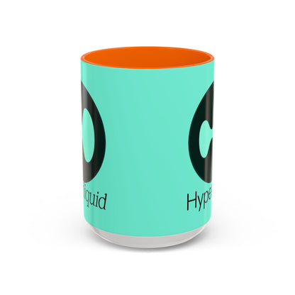 Hyperliquid Black font Light Hyperliquid Accent Mug by cypherpunkgear.com