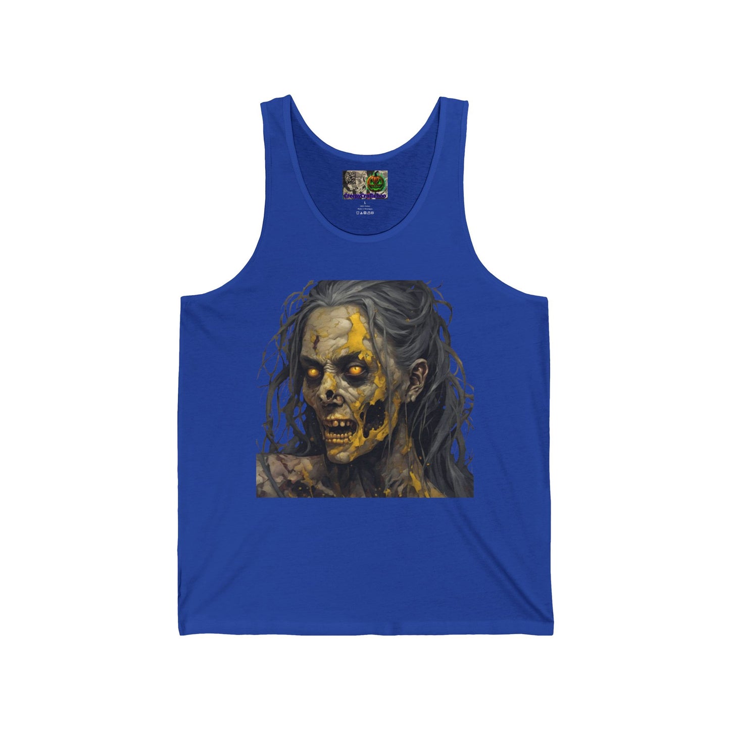 Rose Rottingham Has Risen Unisex Jersey Tank Top by CreepyCrafts.boo