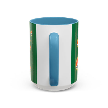 Monero (XMR) don't assume your freedoms are assured Green Accent Mug by cypherpunkgear.com
