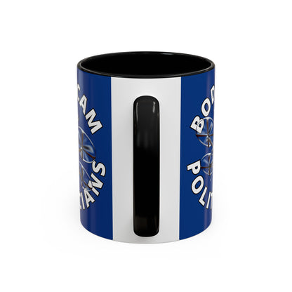 Bodycam the Politicians Drone Blue Accent Mug by cypherpunkgear.com