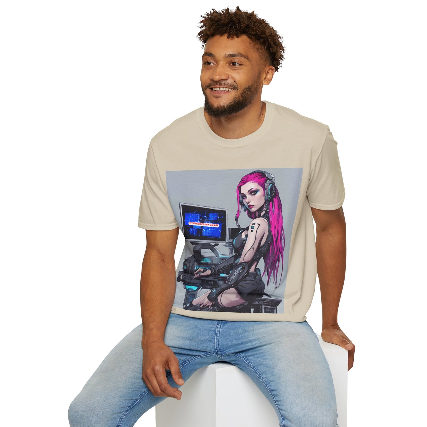 ¡Cyberpunk de cypherpunkgear! Camiseta unisex de estilo suave