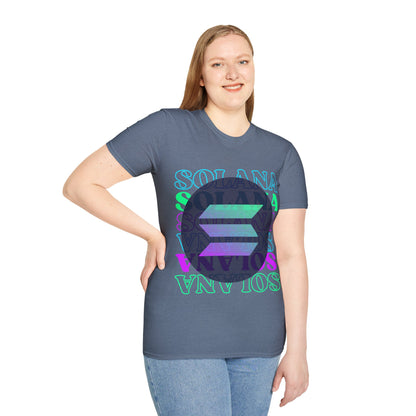Solana, Solana, Solana (SOL) Dark colors Unisex T-Shirt by cypherpunkgear.com