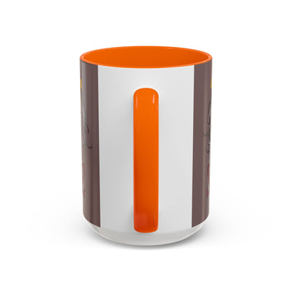 Caution, Savage Grey Accent Mug by cypherpunkgear.com