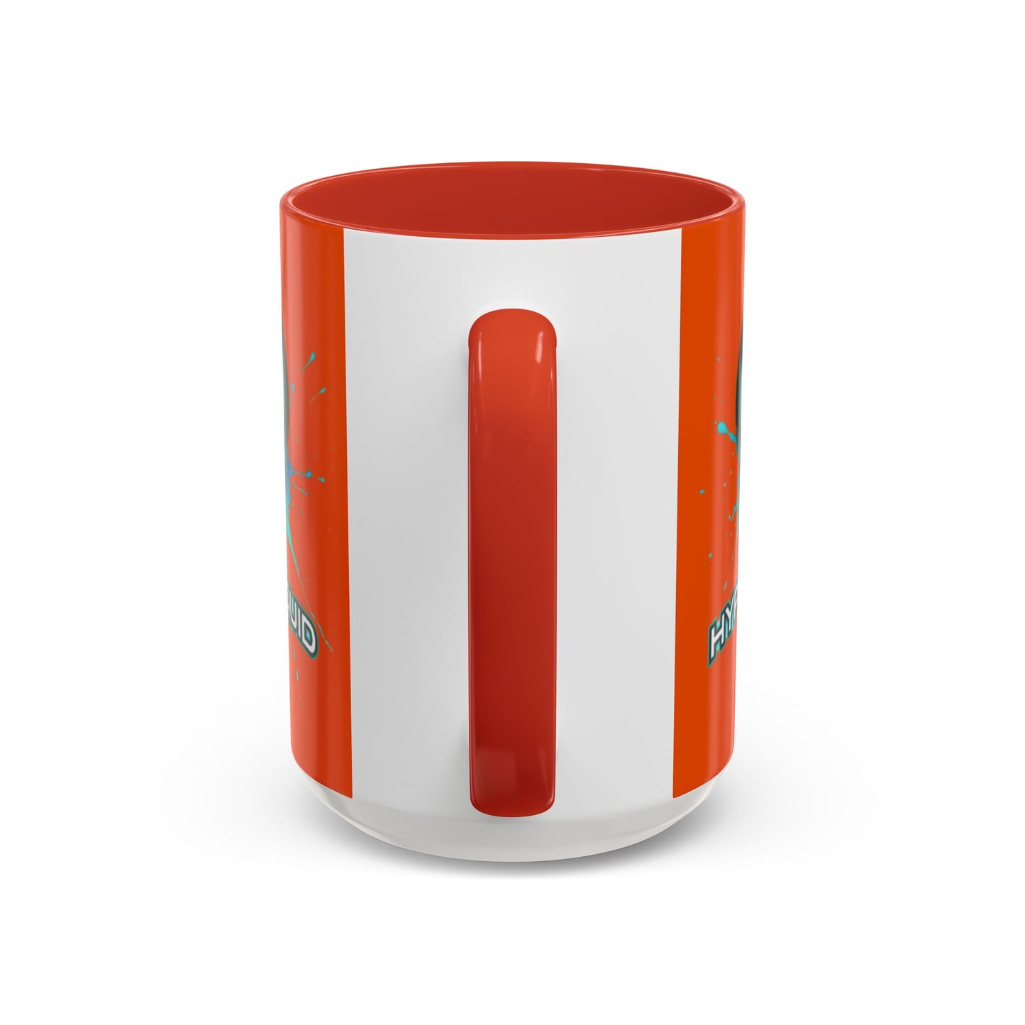 HYPE Drip Orange Accent Mug by cypherpunkgear.com