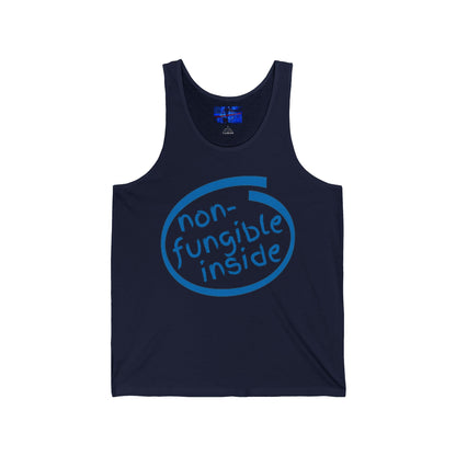 Non-Fungible Inside Unisex Jersey Tank Top by cypherpunkgear.com