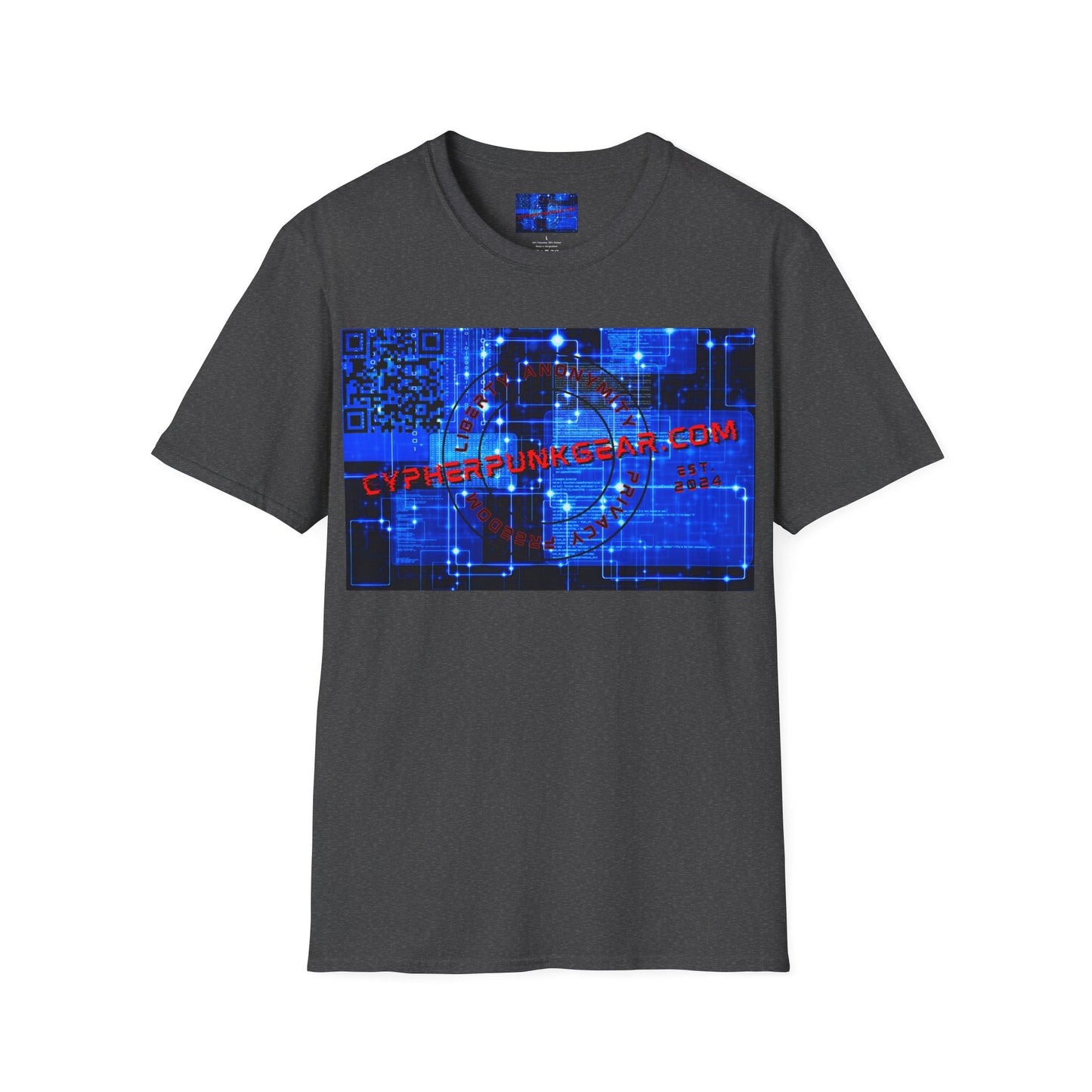 Cypherpunkgear.com logo Dark colors Unisex T-Shirt by cypherpunkgear.com