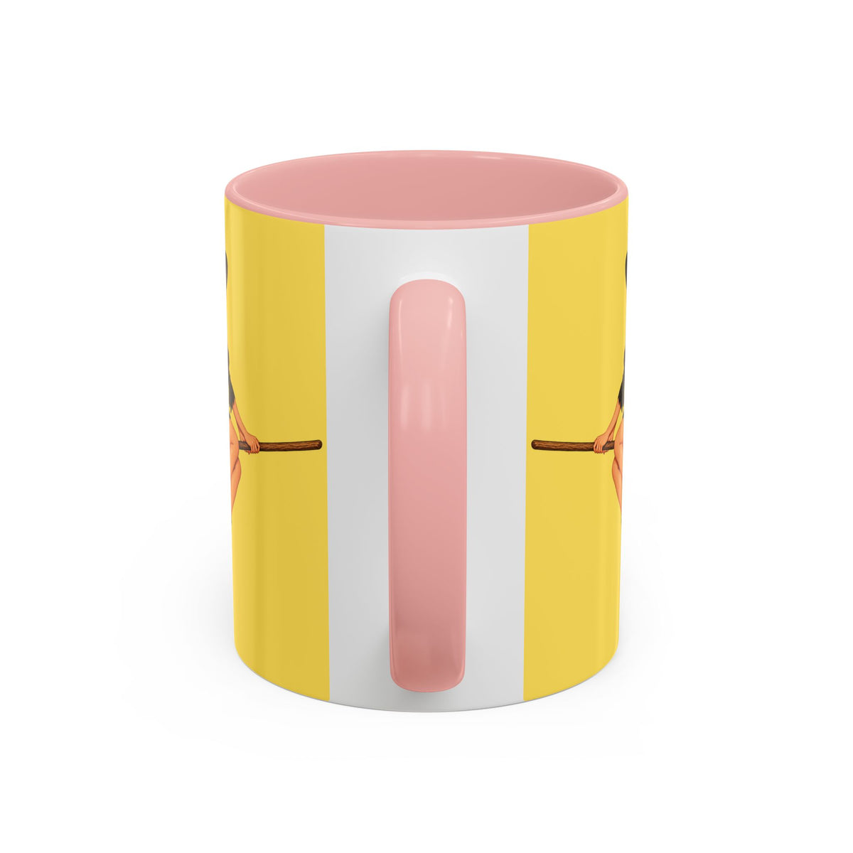 Hazel Hex Yellow Accent Mug by CreepyCrafts.boo