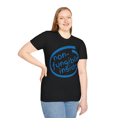 Non-Fungible Inside Dark colors Unisex T-Shirt by cypherpunkgear.com