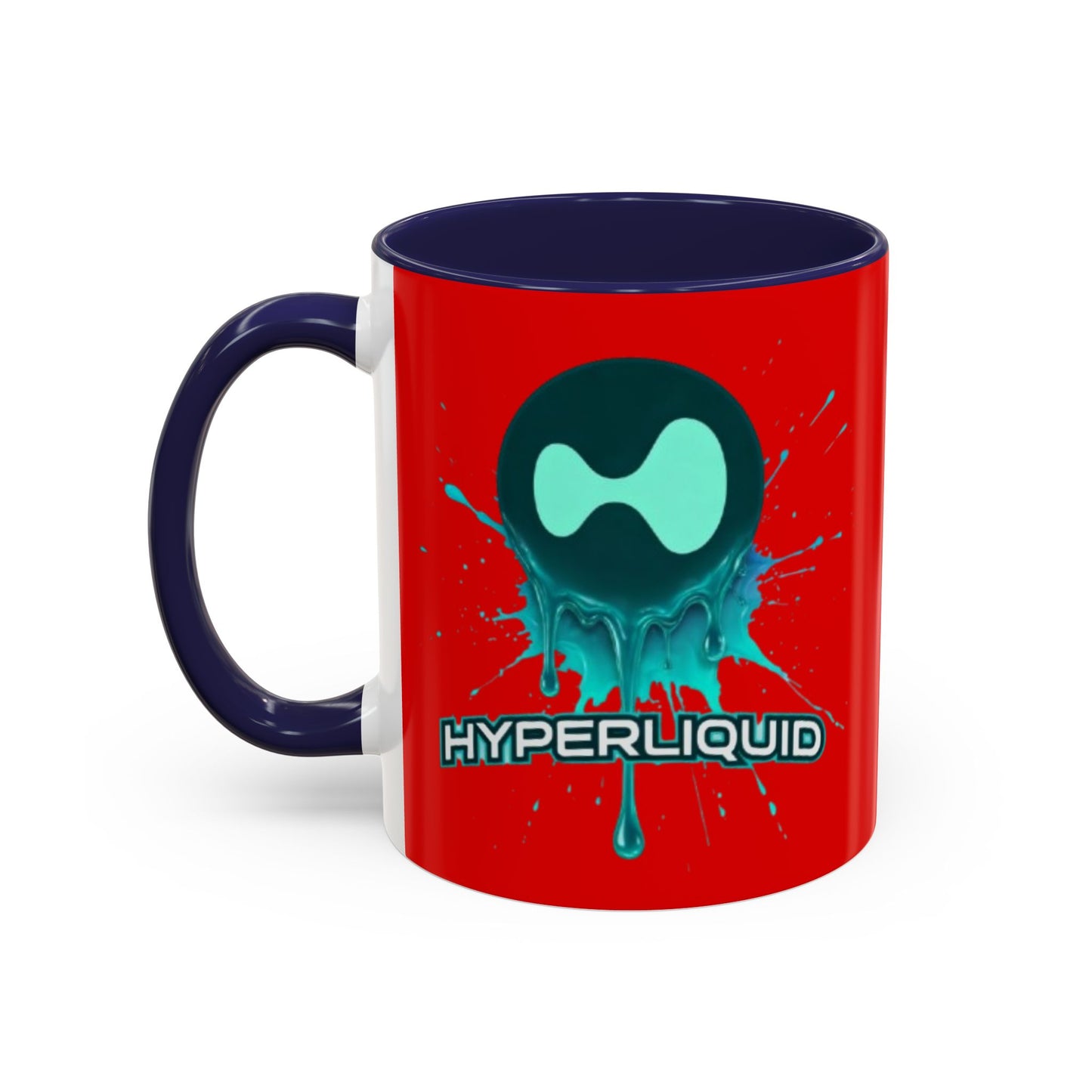 HYPE Drip Red Accent Mug by cypherpunkgear.com