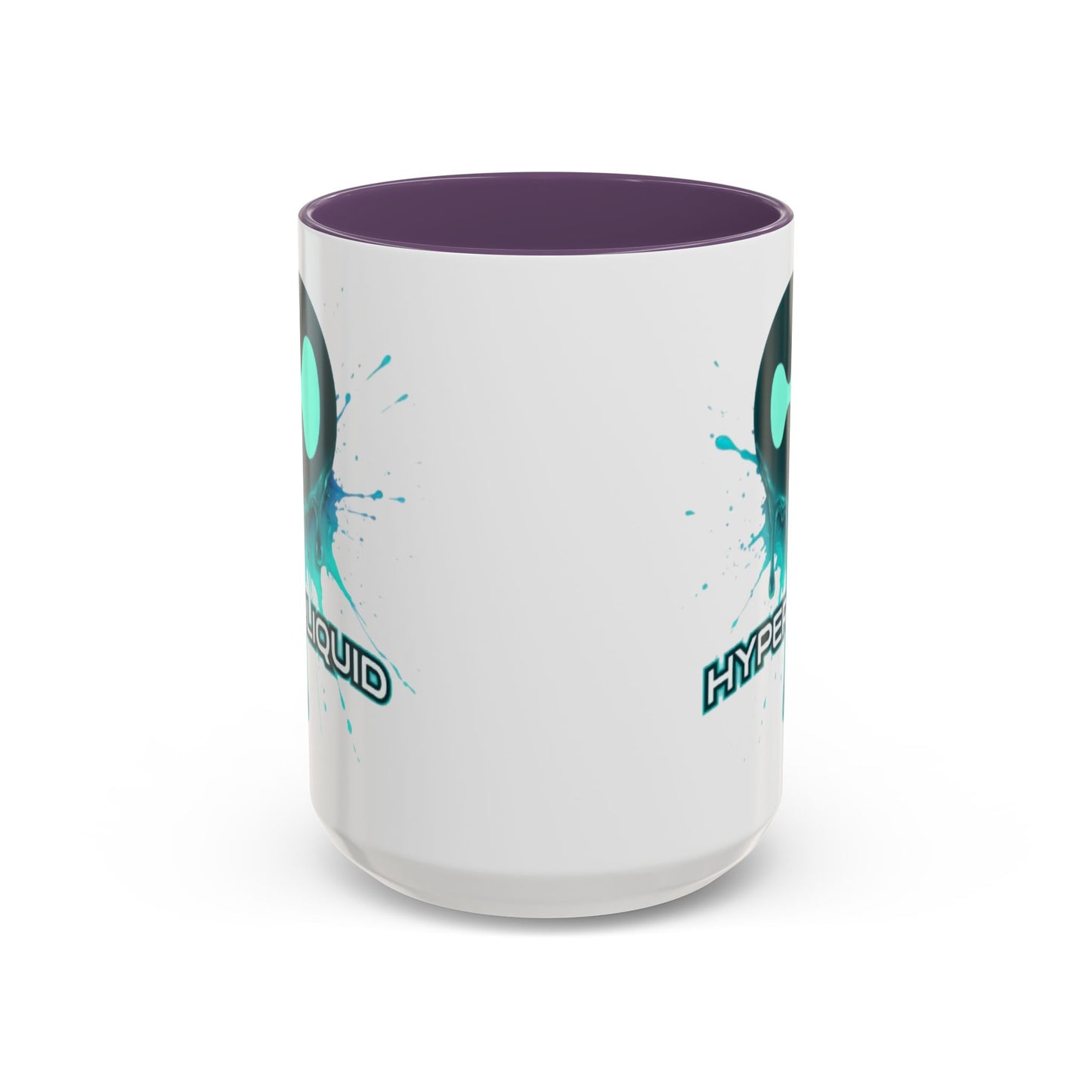 HYPE Drip White Accent Mug by cypherpunkgear.com