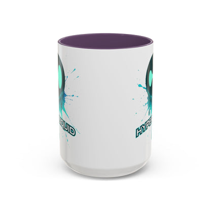 HYPE Drip White Accent Mug by cypherpunkgear.com