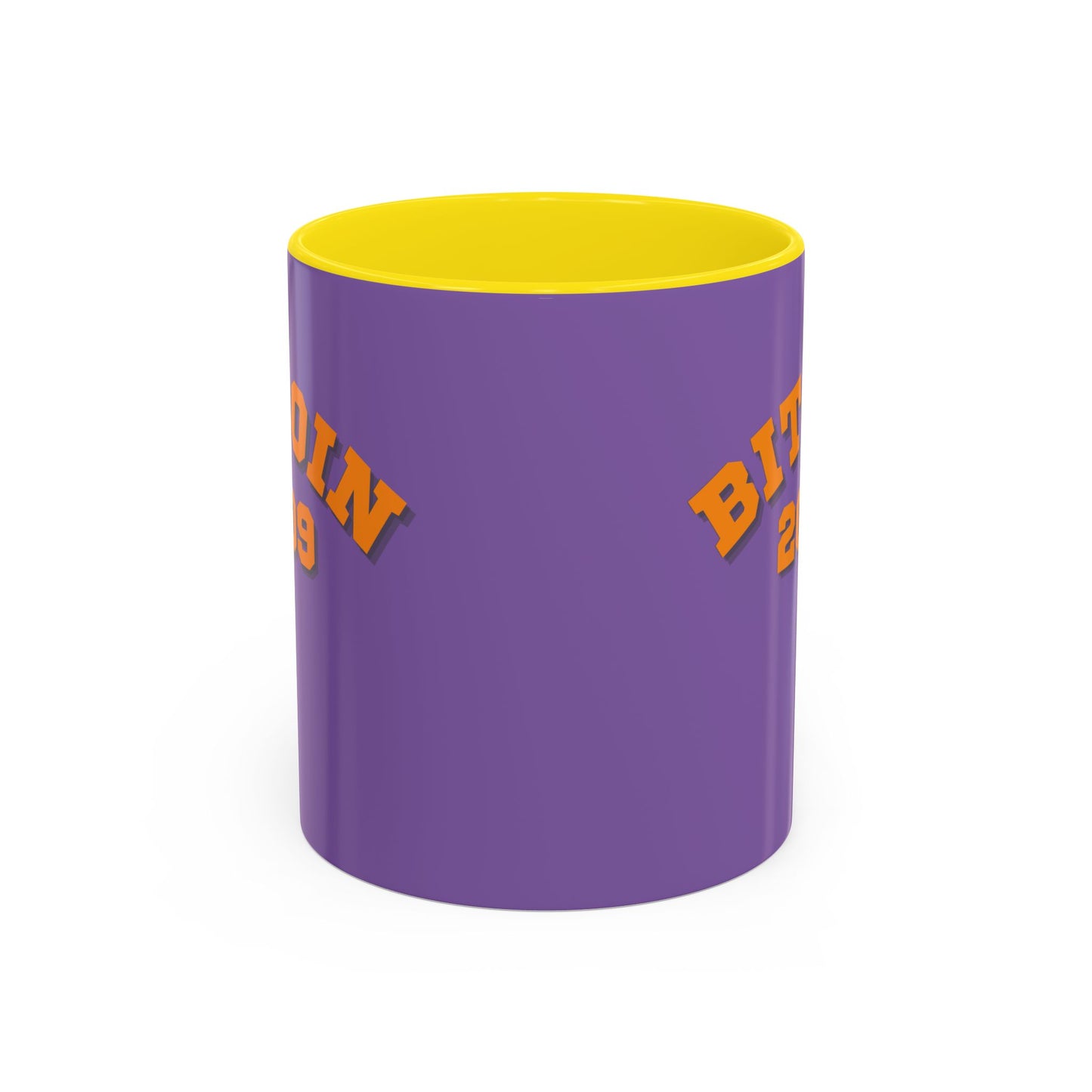 Bitcoin 2009 Light Purple Accent Mug by cypherpunkgear.com