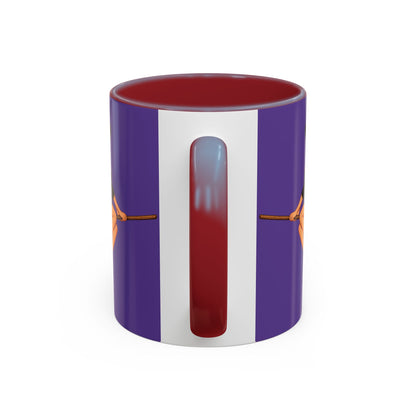 Hazel Hex Purple Accent Mug by CreepyCrafts.boo