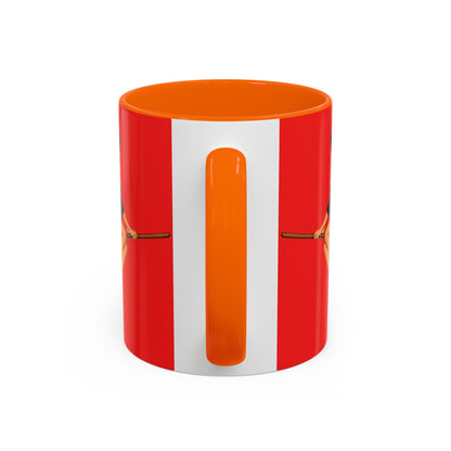 Hazel Hex Red Accent Mug by CreepyCrafts.boo