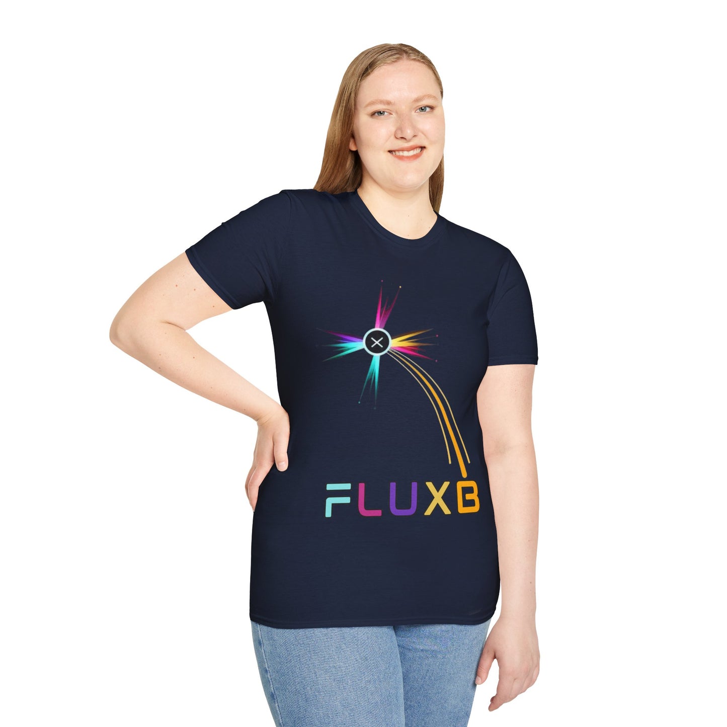 FluxBeam (FLUXB) Dark colors Unisex T-Shirt by cypherpunkgear.com