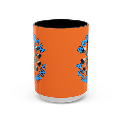 Bodycam the Politicians Cameras Orange Accent Mug by cypherpunkgear.com