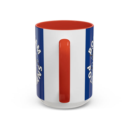 Bodycam the Politicians Drone Blue Accent Mug by cypherpunkgear.com
