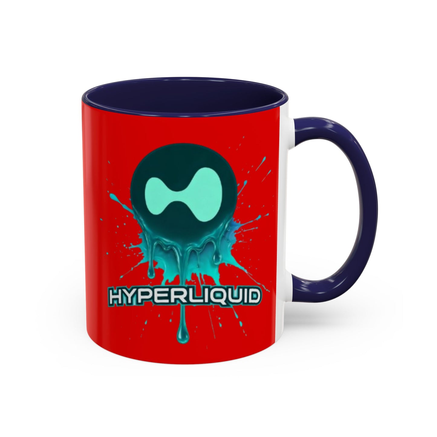 HYPE Drip Red Accent Mug by cypherpunkgear.com
