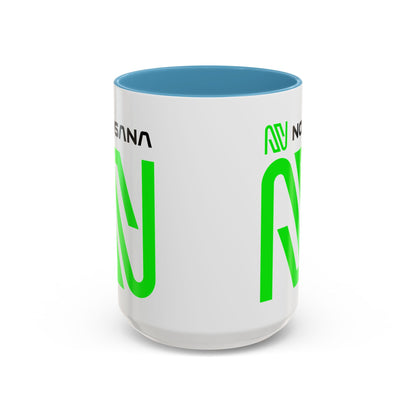 Nosana (NOS) Accent Mug by cypherpunkgear