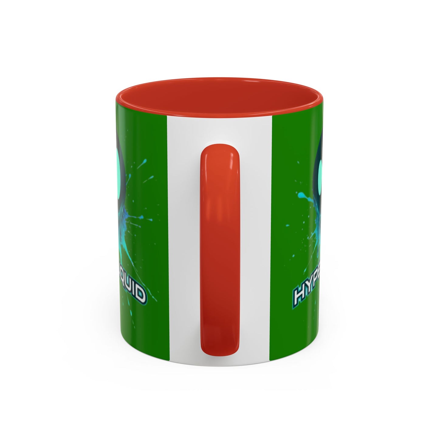 HYPE Drip Green Accent Mug by cypherpunkgear.com