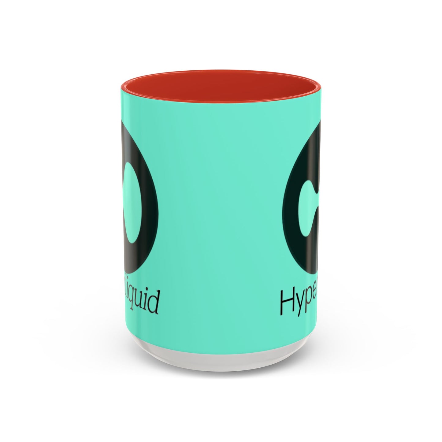 Hyperliquid Black font Light Hyperliquid Accent Mug by cypherpunkgear.com