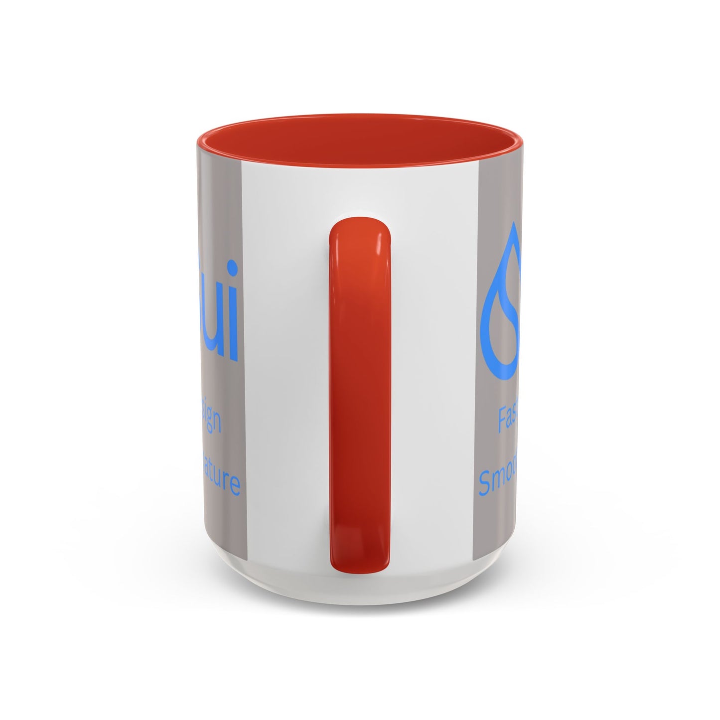 SUI Grey Accent Mug by cypherpunkgear.com