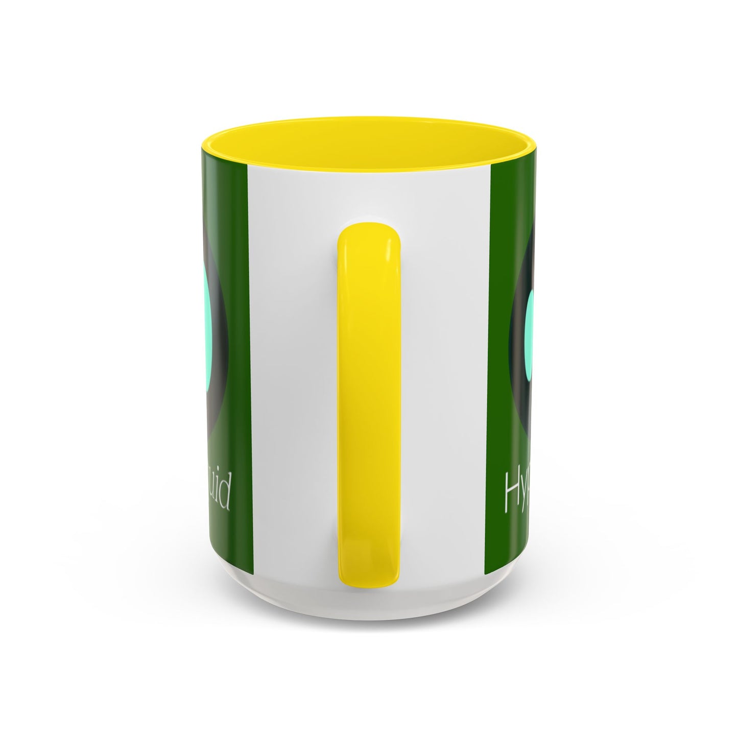 Hyperliquid White font Green Accent Mug by cypherpunkgear.com