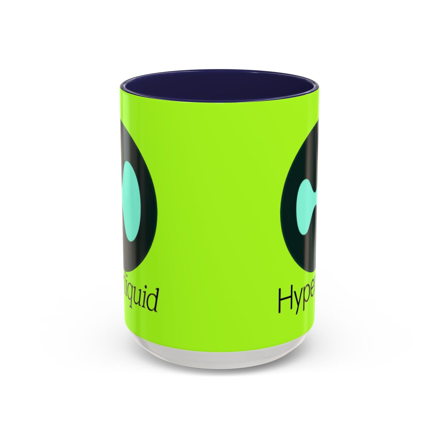 Hyperliquid Black font Green Accent Mug by cypherpunkgear.com