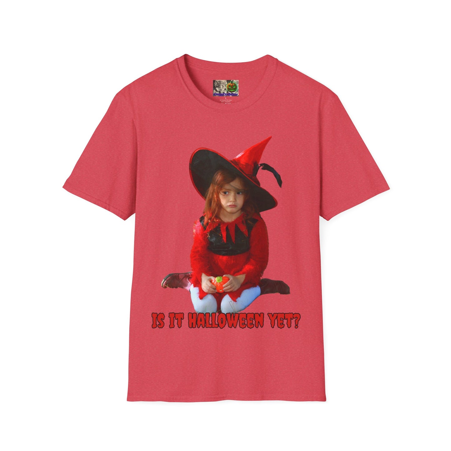 Is it Halloween yet? Light colors Unisex T-Shirt by CreepyCrafts.boo