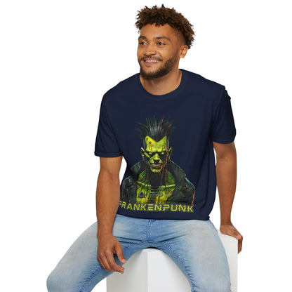 Frankenpunk Dark colors Unisex T-Shirt by CreepyCrafts.boo