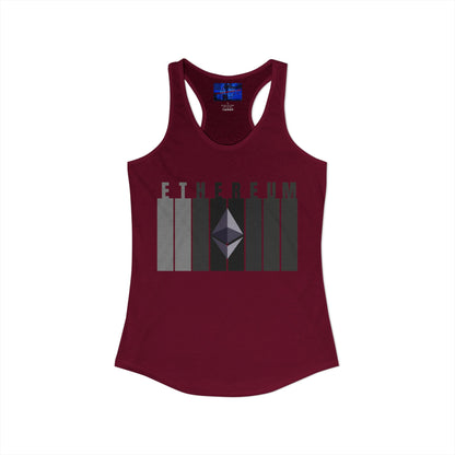 Ethereum (ETH) Women's Racerback Tank Top by cypherpunkgear.com
