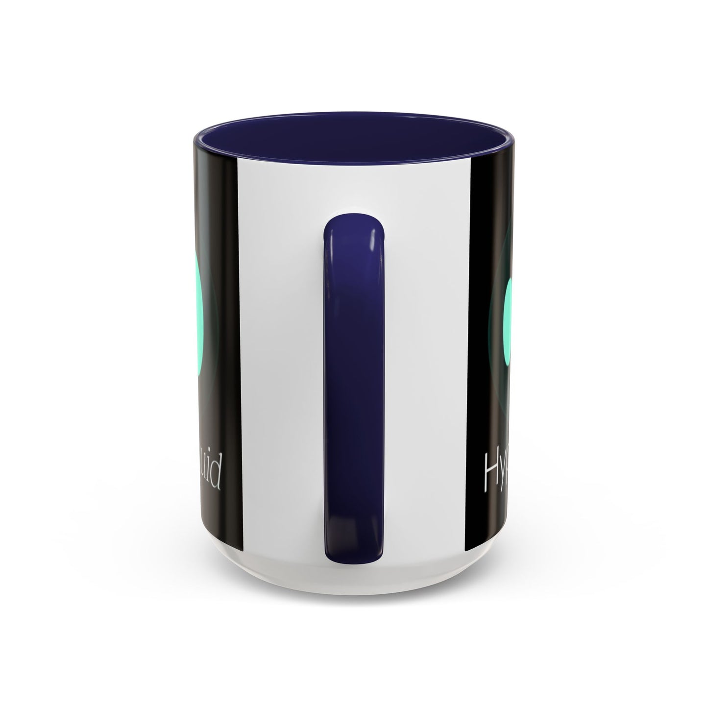 Hyperliquid White font Black Accent Mug by cypherpunkgear.com