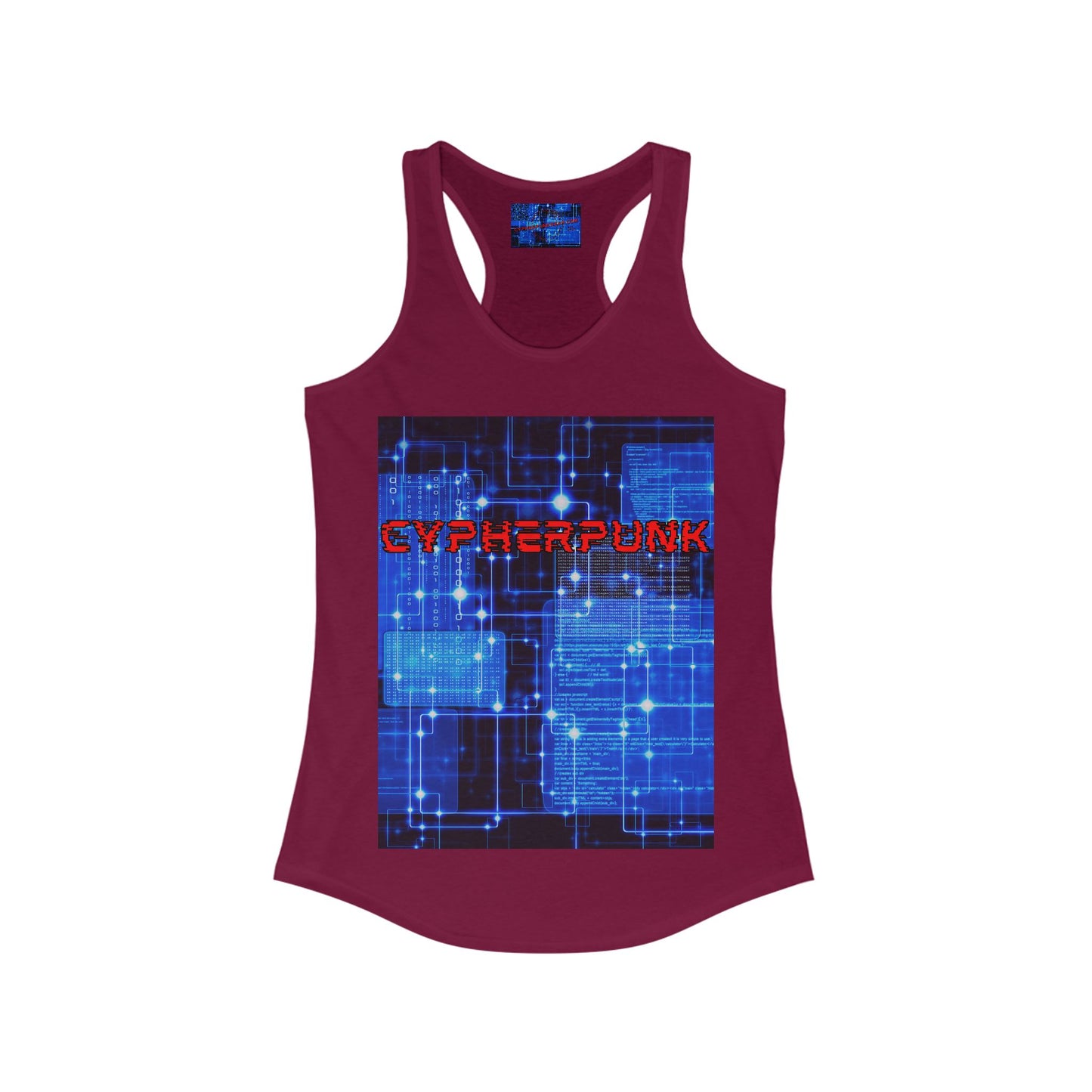 Cypherpunk Women's Racerback Tank Top by cypherpunkgear.com