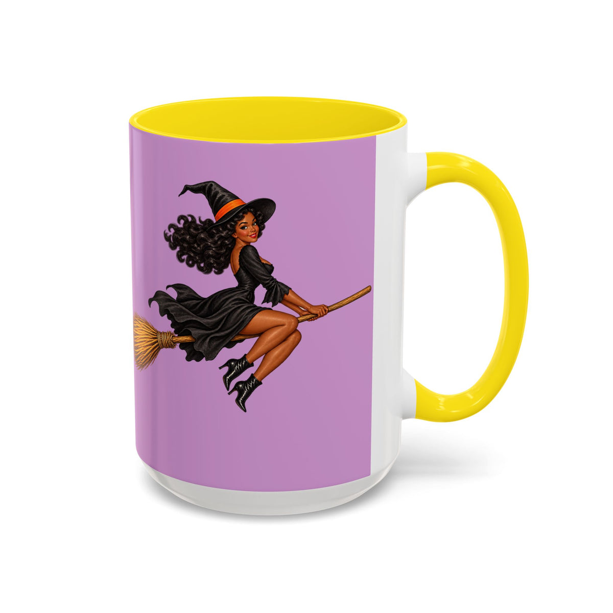 Velvet Vex Pink Accent Mug by CreepyCrafts.boo