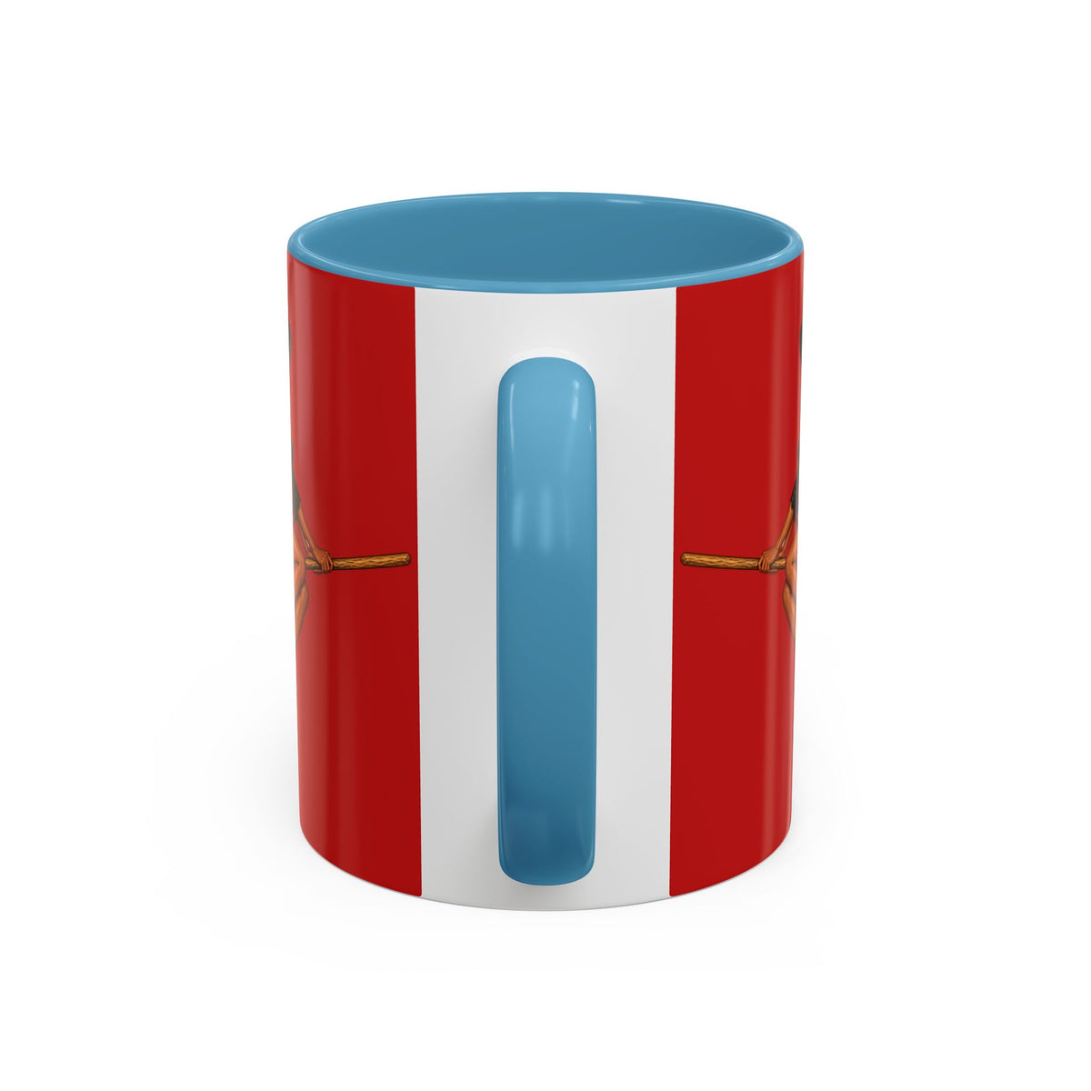 Velvet Vex Red Accent Mug by CreepyCrafts.boo