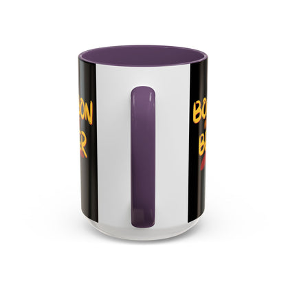 Bourbon makes it better Accent Mug by cypherpunkgear.com
