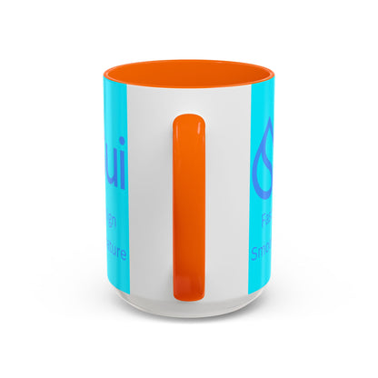 SUI Light Blue Accent Mug by cypherpunkgear.com