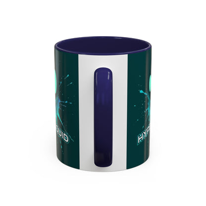 HYPE Drip Dark Hyperliquid Accent Mug by cypherpunkgear.com