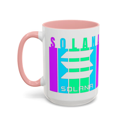 Solana (SOL) Accent Mug by cypherpunkgear