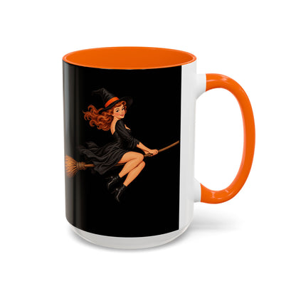 Hazel Hex Black Accent Mug by CreepyCrafts.boo